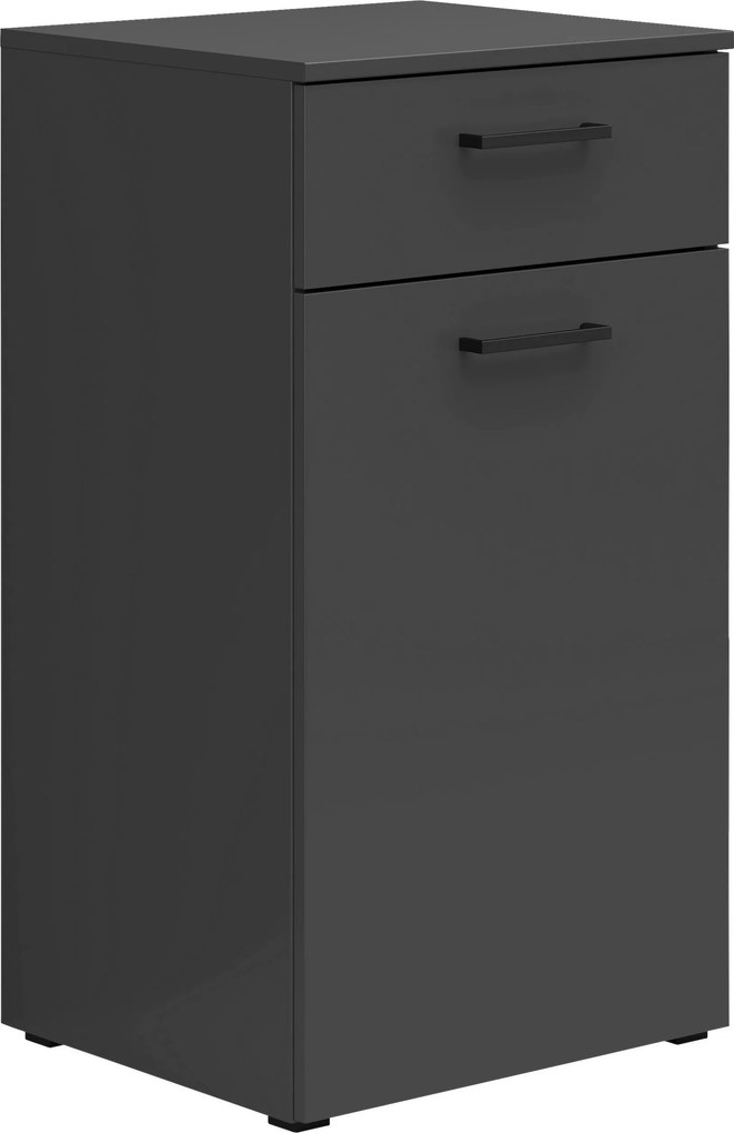 XXXLutz KOMODA, grafitová, 45/83/40 cm Carryhome - Komody - 002427022213