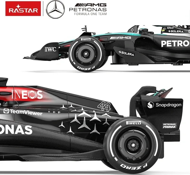 Diaľkovo ovládané RC auto Mercedes AMG F1 W15 E 1:12 Rastar 47 cm