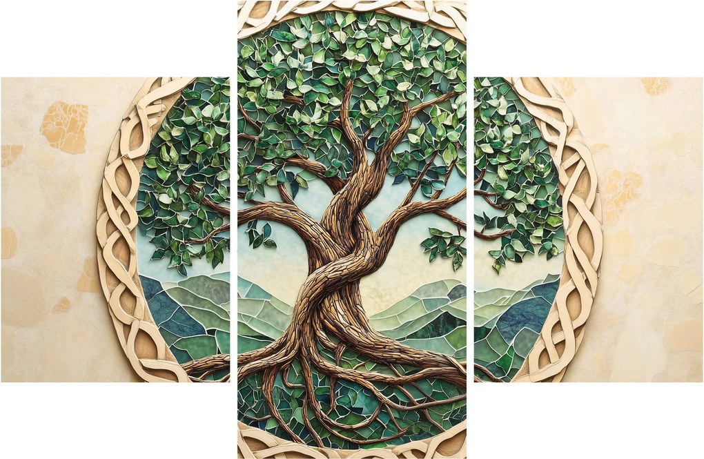 Obraz – Prepletený strom života (90x60 cm)