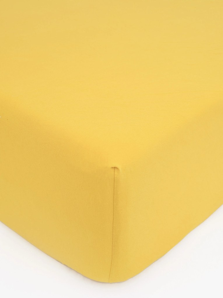 Jersey plachta Classic 140 x 200 cm - horčicová