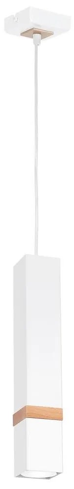 Luster na lanku VIDAR 1xGU10/25W/230V biela