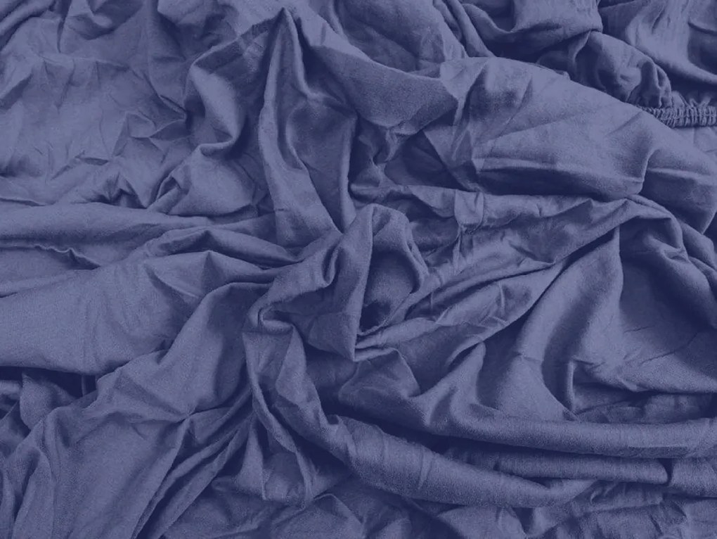 Jersey plachta HIGHFIT tmavomodrá 180 x 200 cm