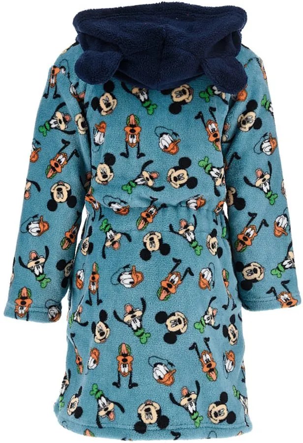 Detský coral fleece župan s kapucňou Disney, EU 110 Modrá