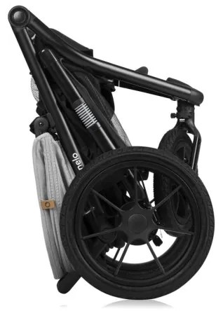 Lionelo - Športový kočík AZURA čierna/šedá