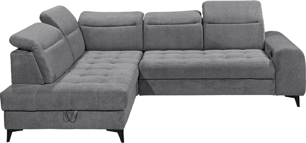 XXXLutz ROHOVÁ SEDAČKA, textil, antracitová MID.YOU - Sedačky - 002220042304