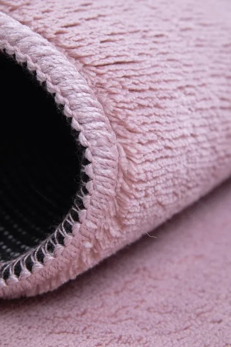 Protišmykový koberec PLUSH ružový