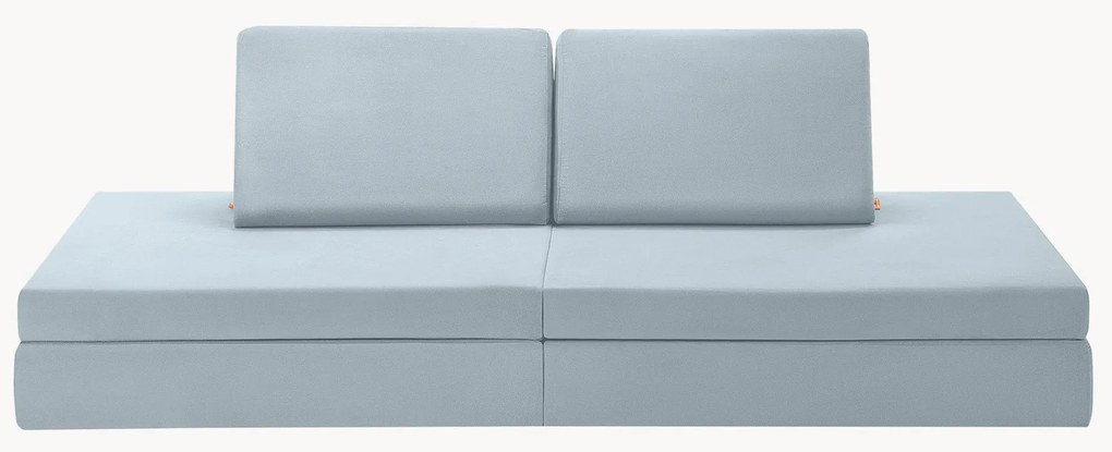 Detská ručne vyrobená zamatová pohovka na hranie Mila