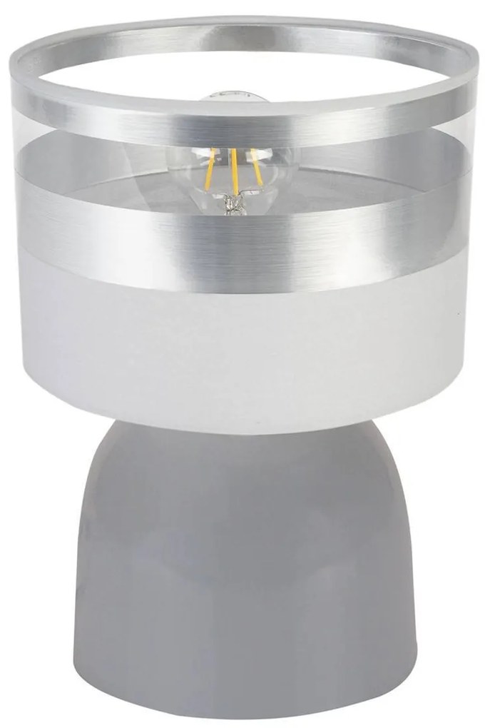 Stolná lampa Intense Chrome, 1x textilné tienidlo (výber zo 6 farieb), (výber z 3 farieb konštrukcie)