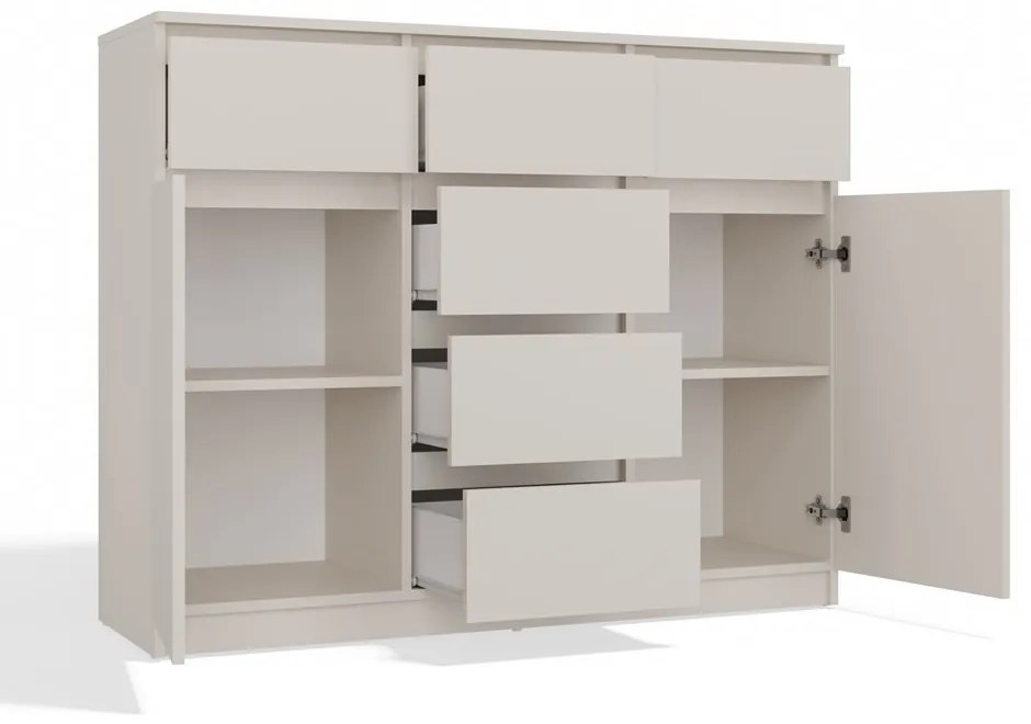 Komoda MALWA 2D6S 120 cm kašmírová