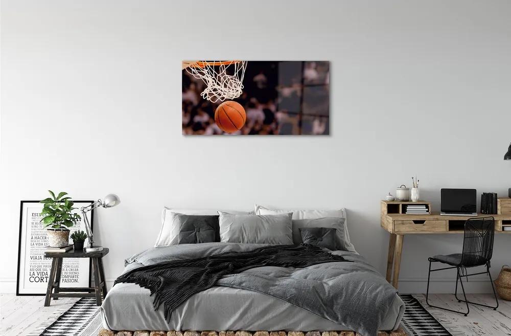 Obraz na skle basketbal 100x50 cm