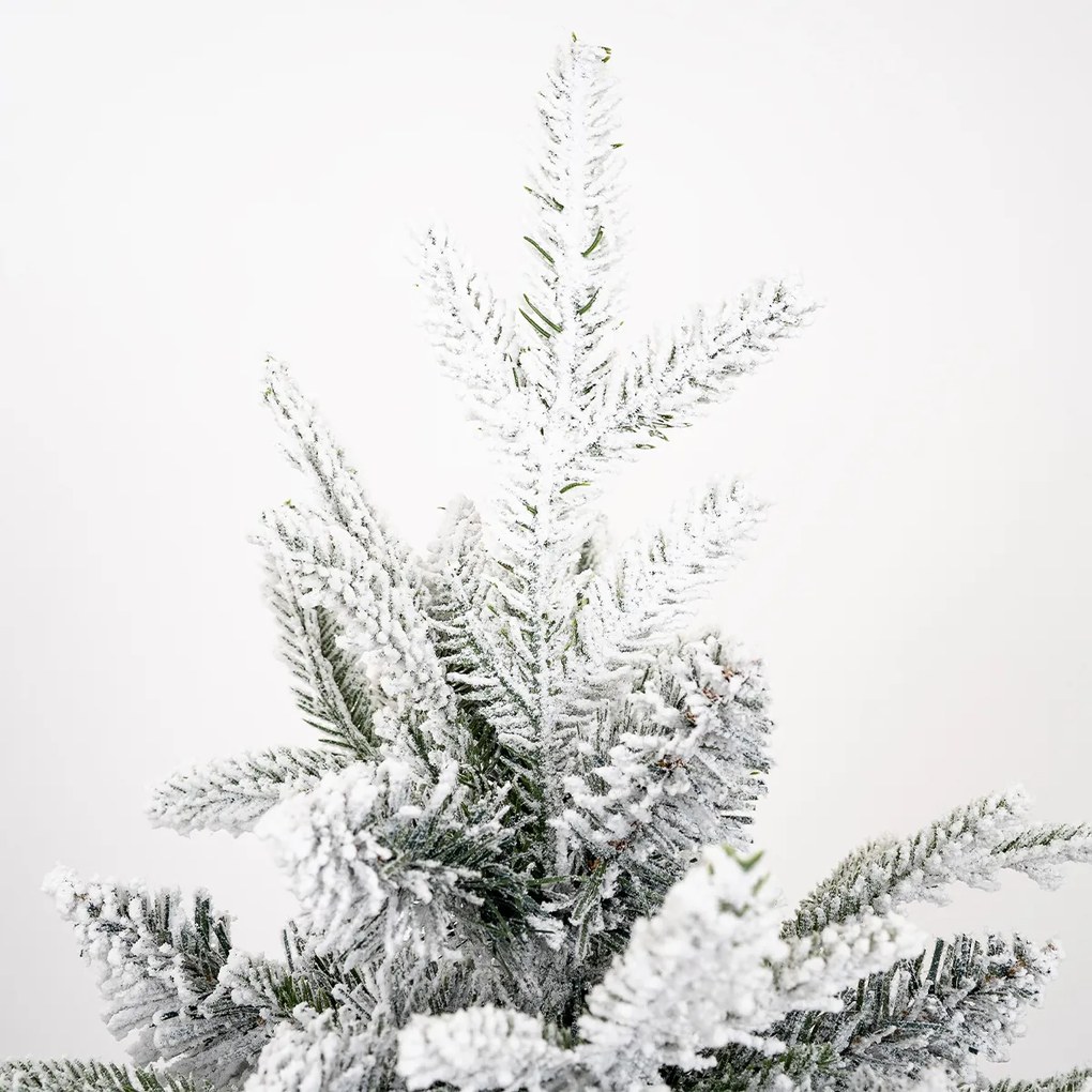 Vianočný zasnežený stromček so stojanom Cardiff, 120 cm, 120 cm