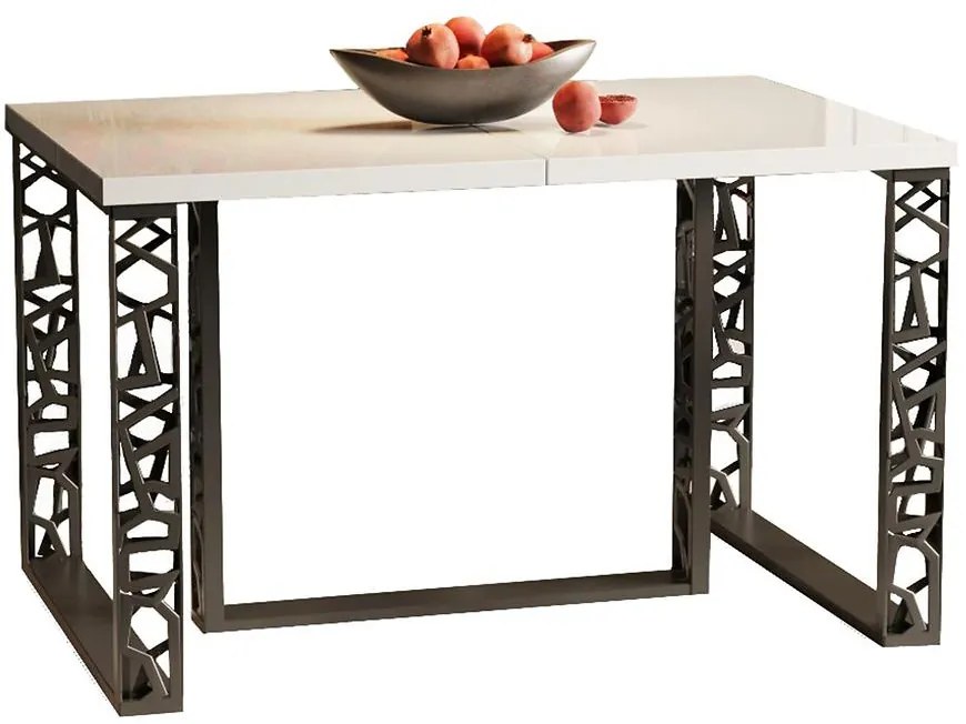 Stôl Ewerest Max 330 biela lesklá