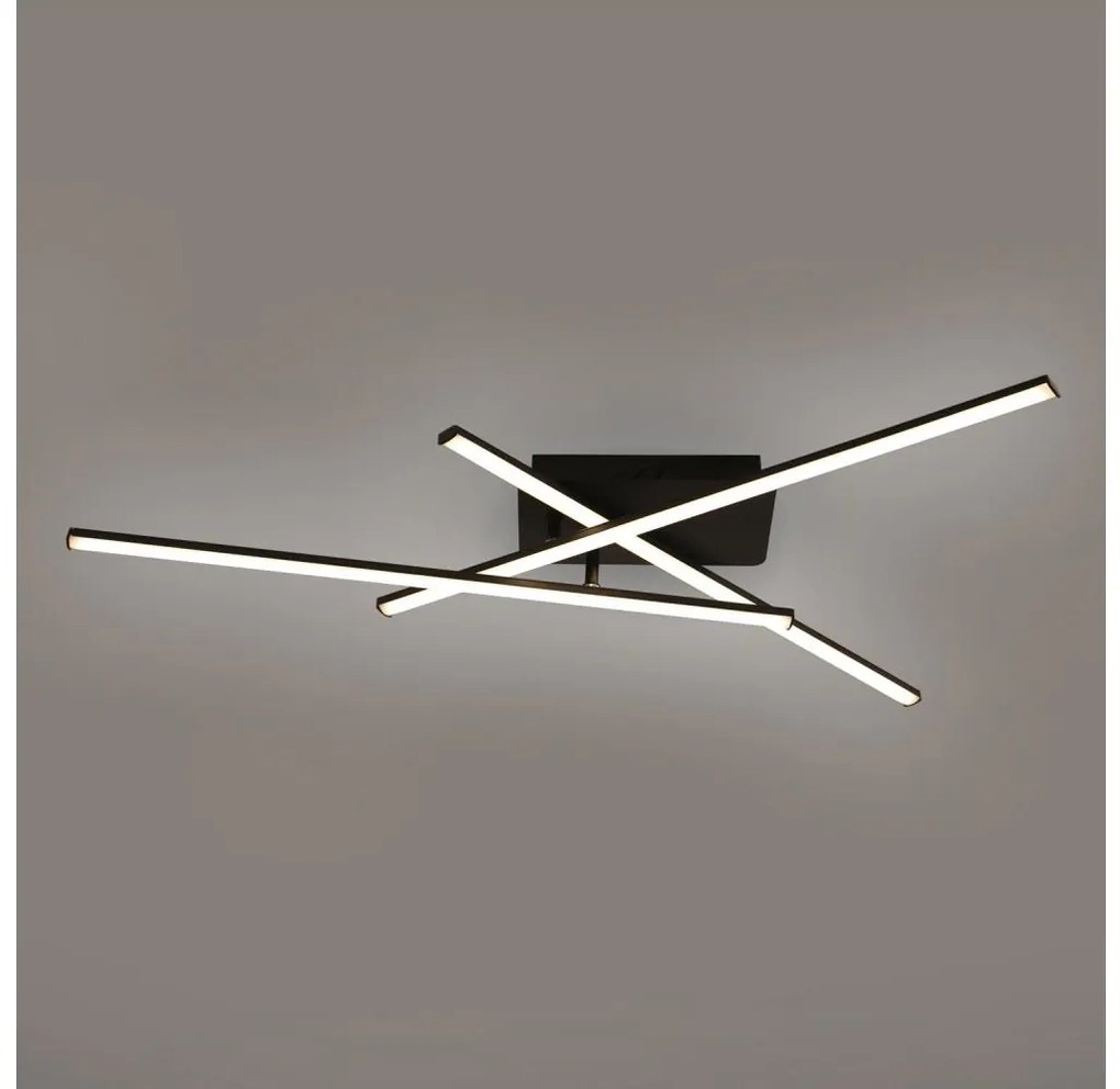 Brilagi - LED Stropné svietidlo STRIPES LED/30W/230V čierna BRMX7028-3D/CR
