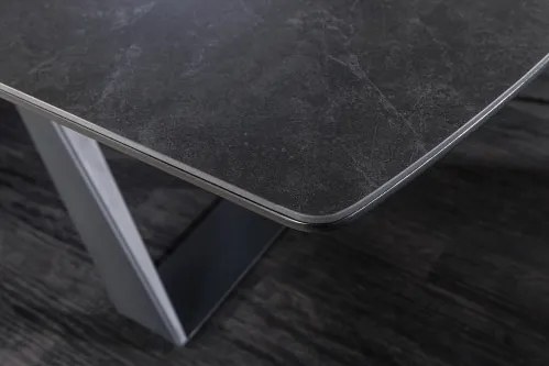 Rozkladací jedálenský stôl 40648 180/230 x 90cm Anthracite Ceramik - Komfort-nábytok