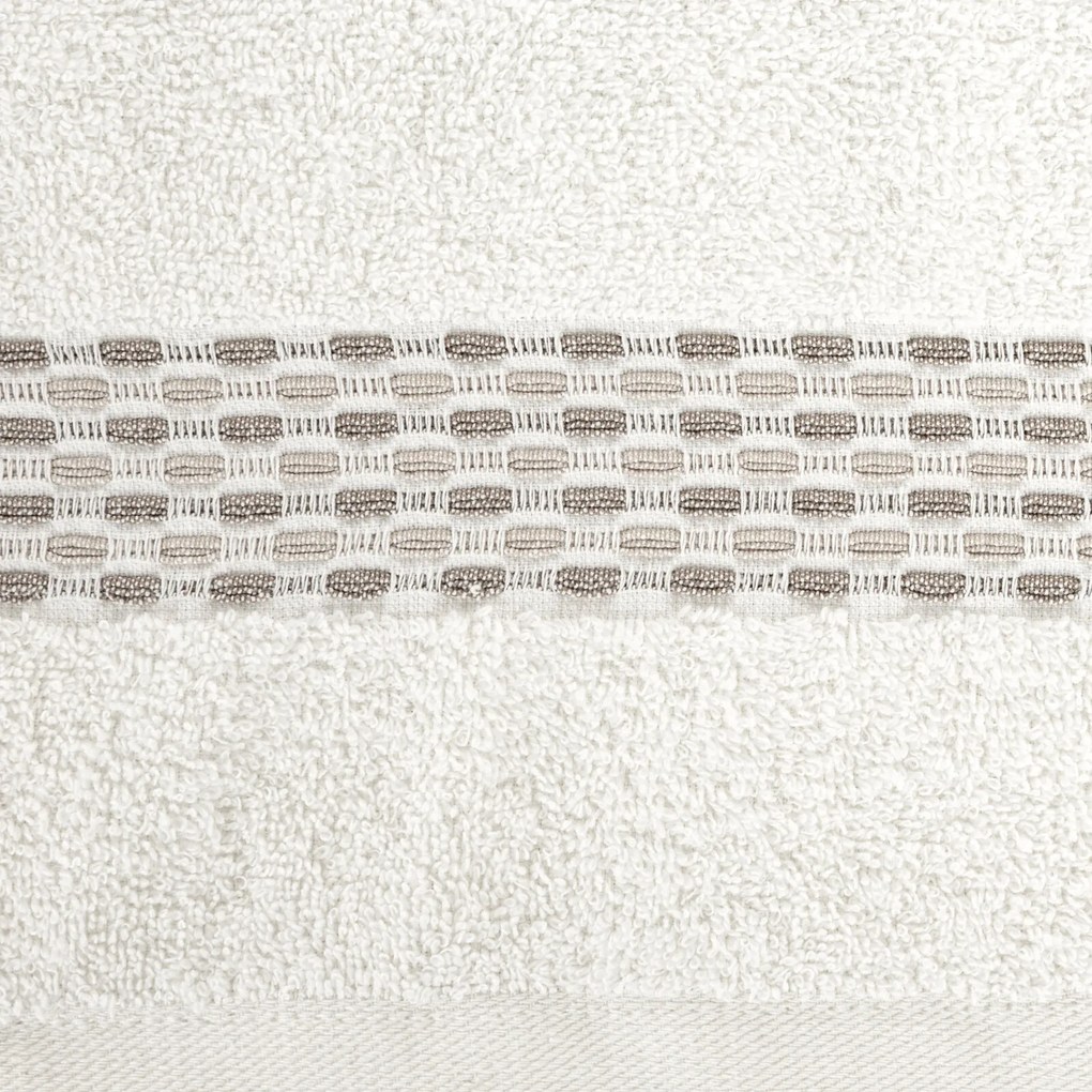 BAVLNENÝ UTERÁK RIVA SADA 3KS 70X140 CM KRÉMOVÁ
