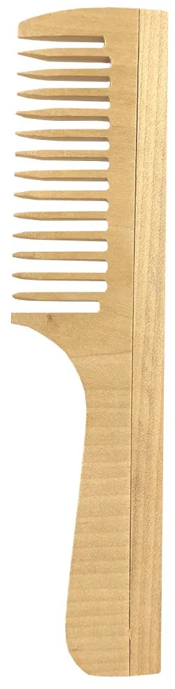 AMADEA Drevený hrebeň, masívne drevo, 18,5 cm