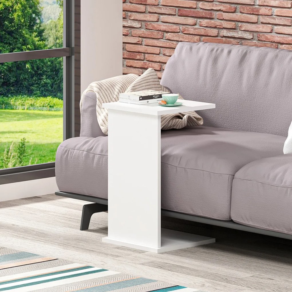 Odkladací stolík Fall White