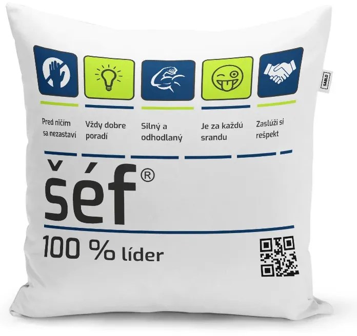 Sablio Vankúš Šéf: 40x40 cm