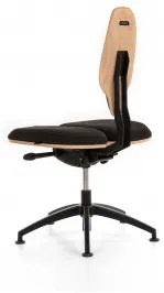 NESEDA Standard pracovná stolička Čierna