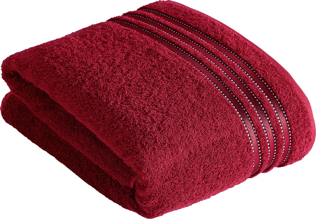 XXXLutz OSUŠKA, 150/100 cm, tmavočervená Vossen - Kúpeľňový textil - 003355080203
