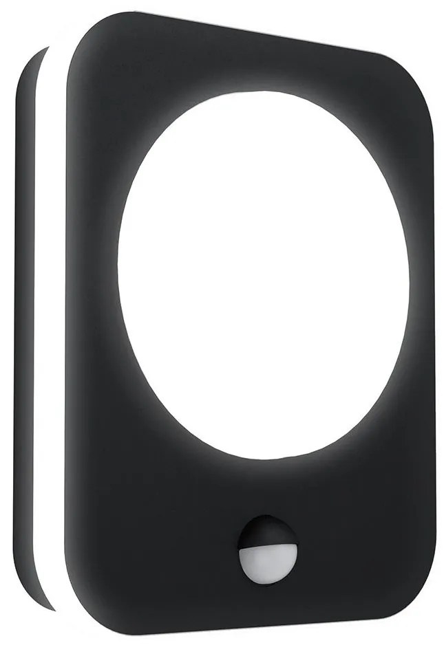Eglo 99584 - LED Vonkajšie nástenné svietidlo so senzorom MADRIZ LED/9W/230V IP44 EG99584