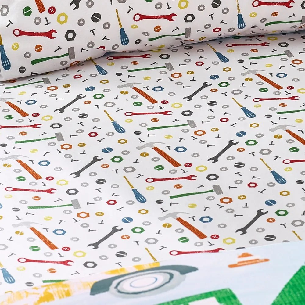 Napínacia detská plachta na dvojlôžko 135x190 cm Digger Dreams – Catherine Lansfield