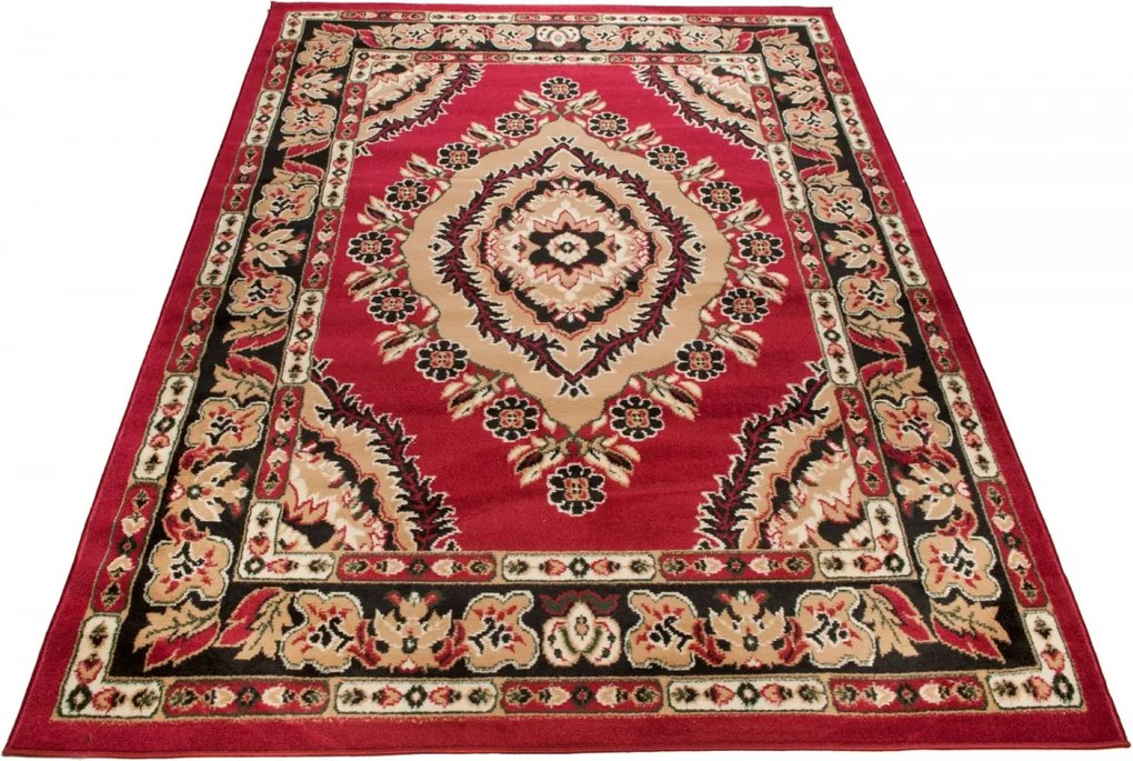 TA Koberec 4493A ČERVENÝ ATLAS PP Rozmer: 160x230 cm