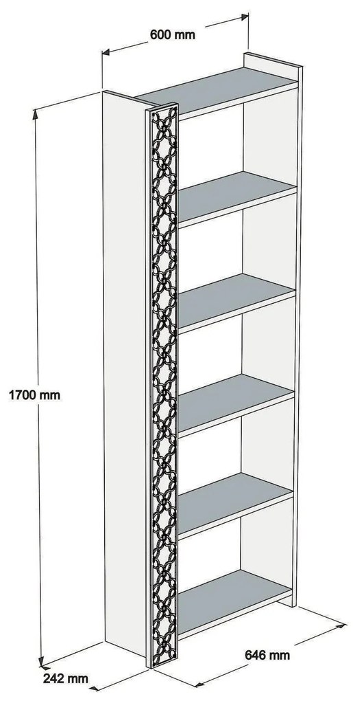 Regál Tobobi 1 (orech + žltá). Akcia -22%. Vlastná spoľahlivá doprava až k Vám domov. 1092853