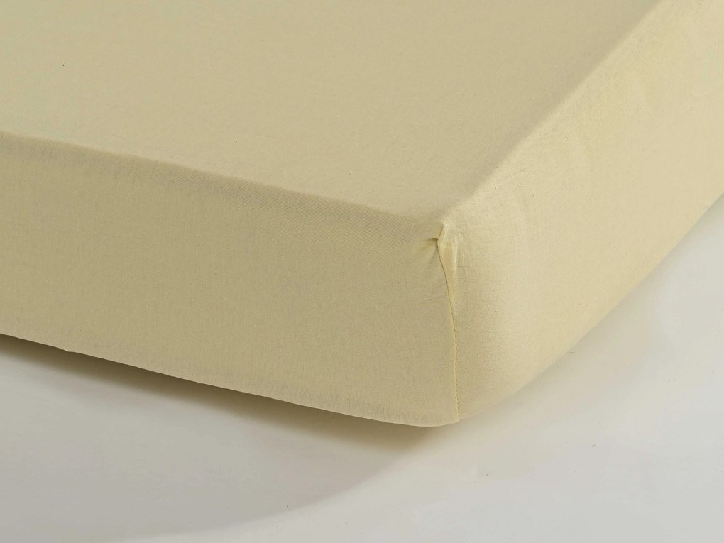 Profod Prestieradlo JERSEY COMFORT 90x200 cm - Žltá