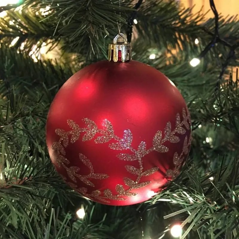 DECOLED Plastové loptičky, d. 8 cm, 20x červené