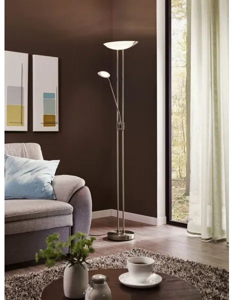 Eglo 93876 - LED stmievateľná lampa BAYA 1 LED/20W + LED/2,5W bronzová