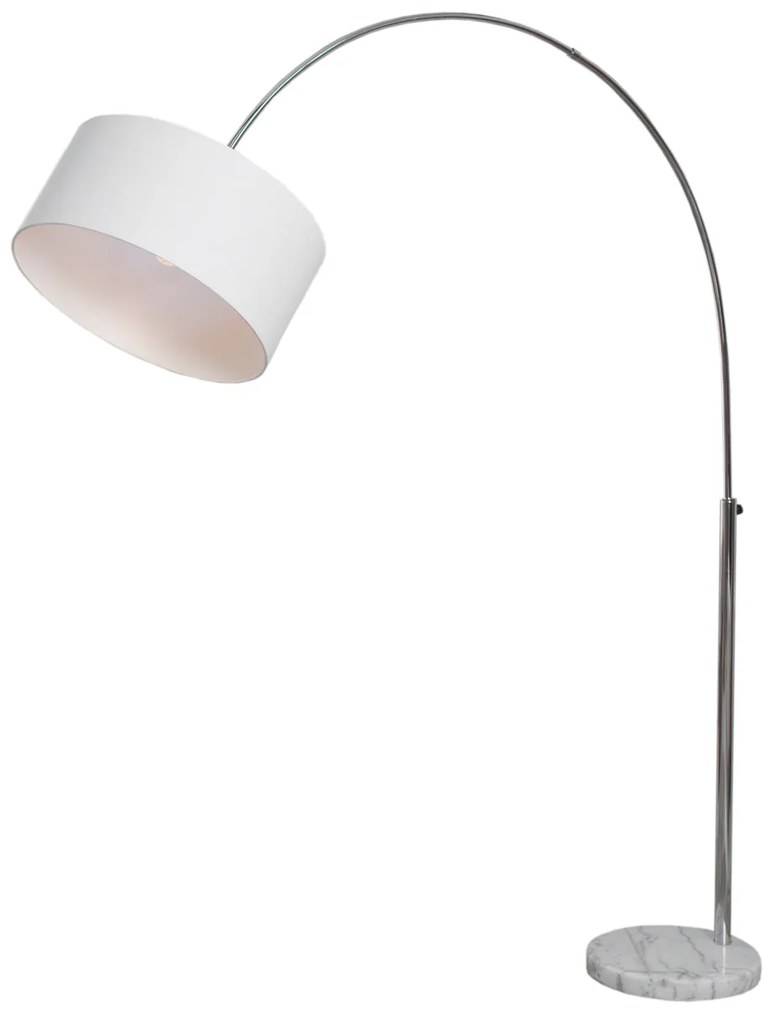 Stojacia lampa Big Bow 170-180cm ľanová biela