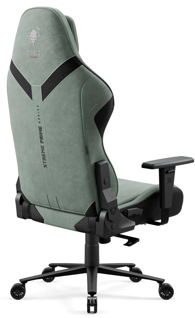Herné kreslo Normal Size, zeleno-čierne: Diablo X-One Prime Ghotic Green