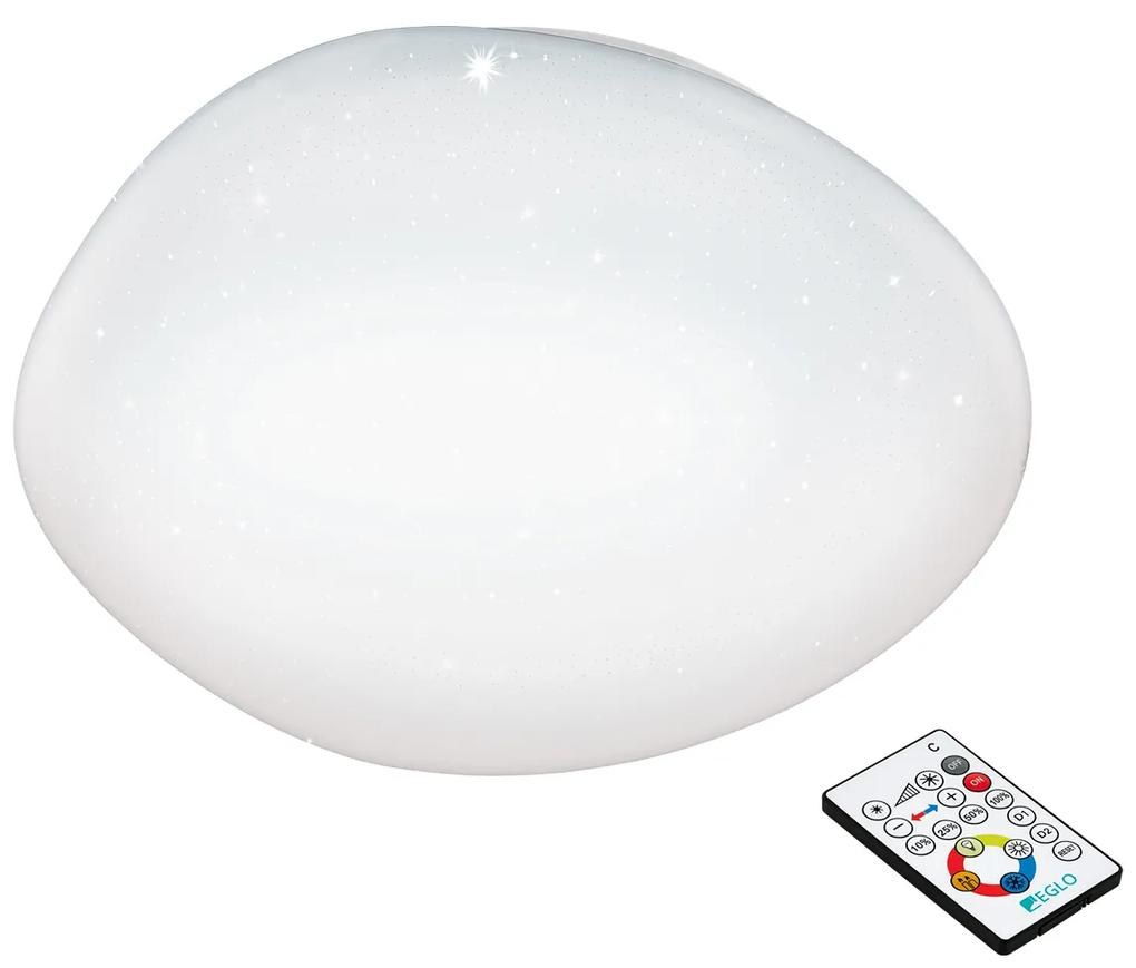 EGLO Moderné stropné LED svietidlo SILERAS, 21W, studená biela, 45cm, okrúhle