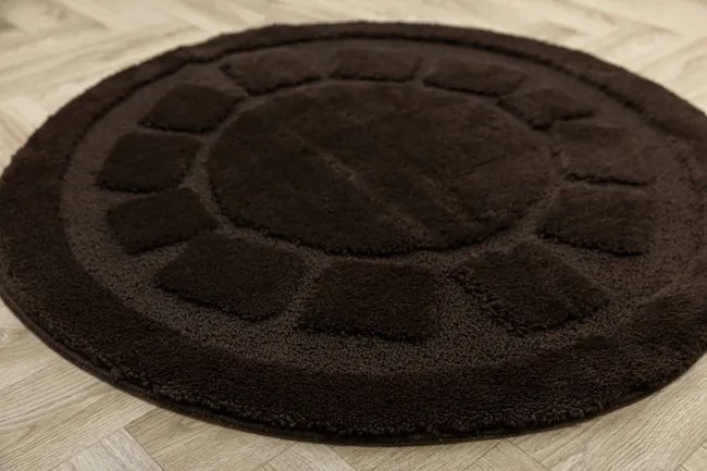 Kúpeľňový koberček Ocean Wenge kruh