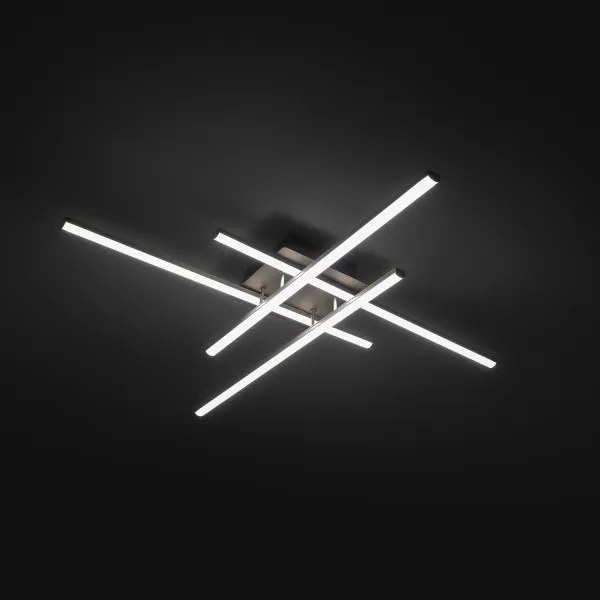 Brilagi - LED stropné svietidlo STRIPES LED/37W/230V strieborné