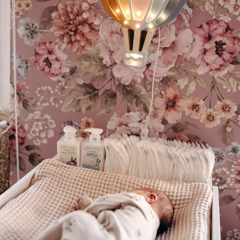 Tapeta kytice kvetov 280x100 cm