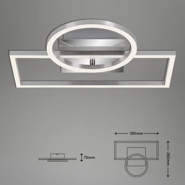Briloner - LED Stmievateľné stropné svietidlo FRAMES LED/19W/230V