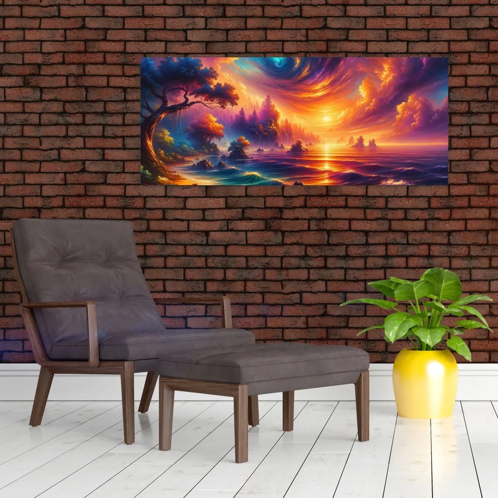 Obraz - Magický svet (120x50 cm)