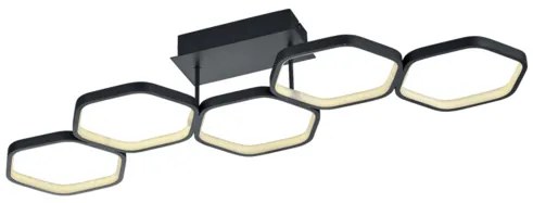 Reality Vigo led stropné osvetlenie antracit r62055142 RER62055142