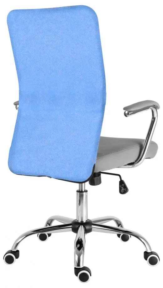 Detská stolička MOON - látka, viac farieb sivo-modrá