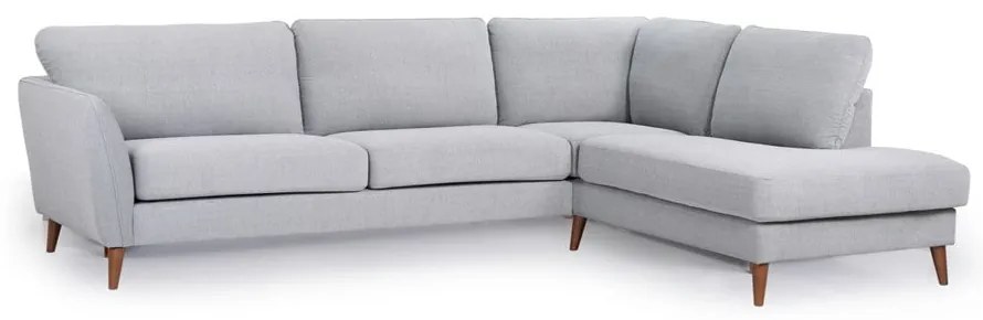 Svetlosivá rohová pohovka (pravý roh) Paris - Scandic