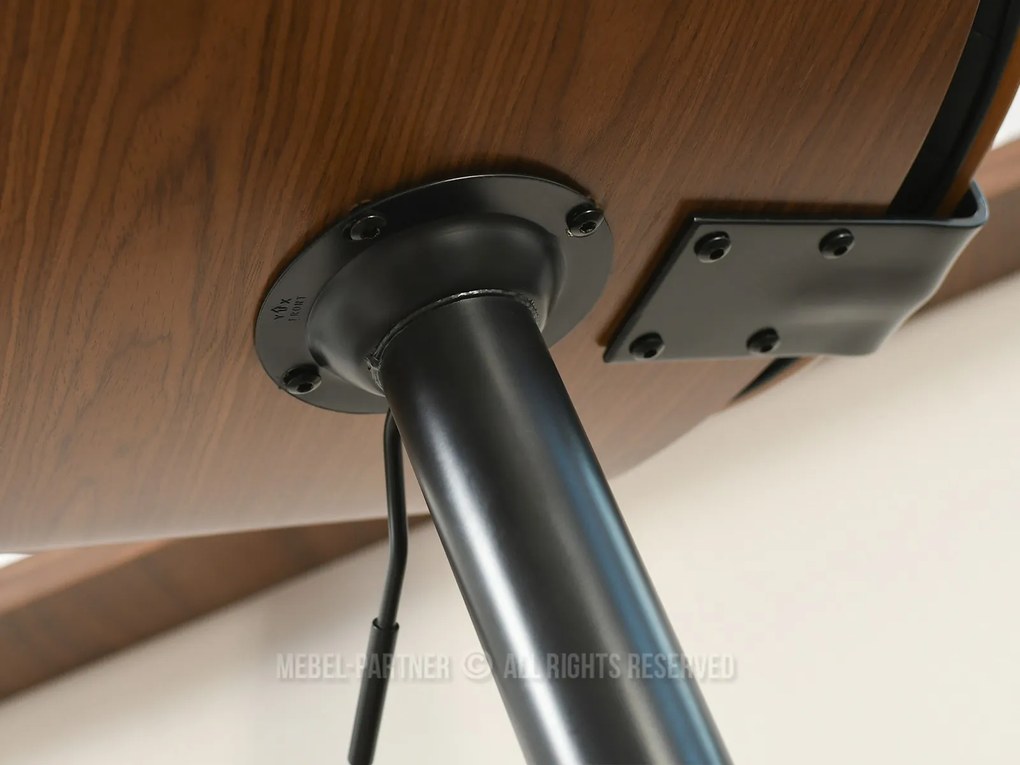 Stolička Hamand (orech tmavý + čierna). Akcia -13%. Vlastná spoľahlivá doprava až k Vám domov. 1110618