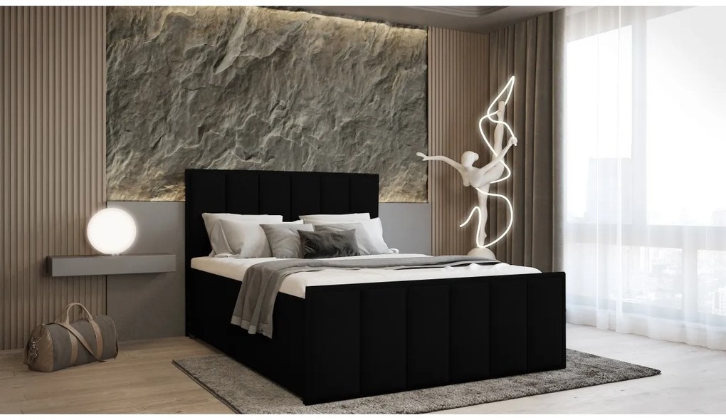 ČALÚNENÁ POSTEĽ S MATRACOM AMANDA 140X200