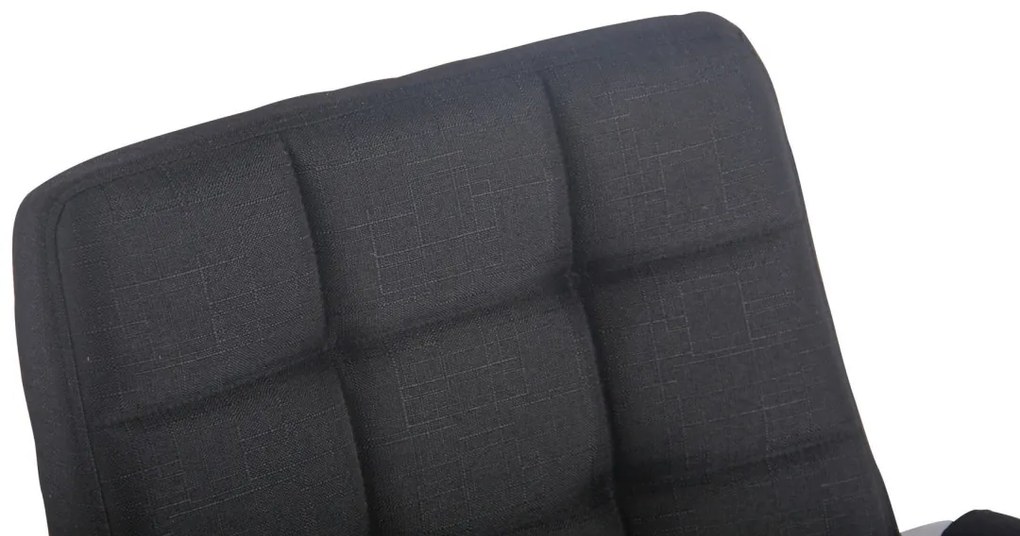 Kancelárska stolička Deli - látka - Čierna