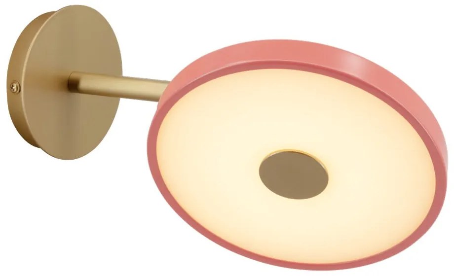 Ružové LED nástenné svietidlo so stmievačom ø 15 cm Asteria Wall Short – UMAGE