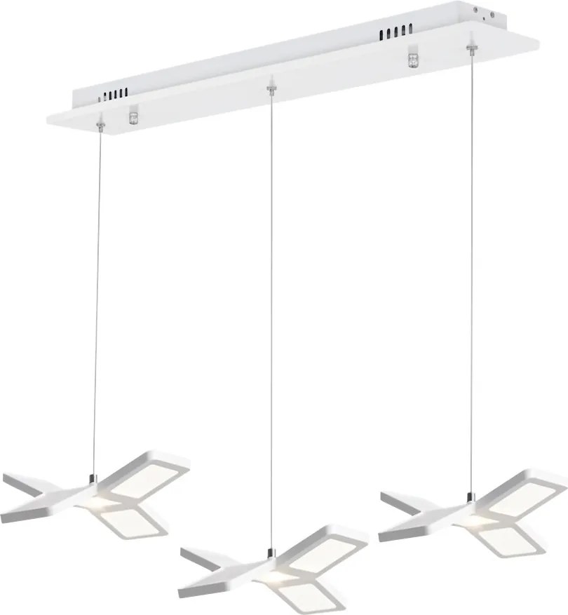 Závesné LED svietidlo Pixels, 3x LED 75w, 4000k, w