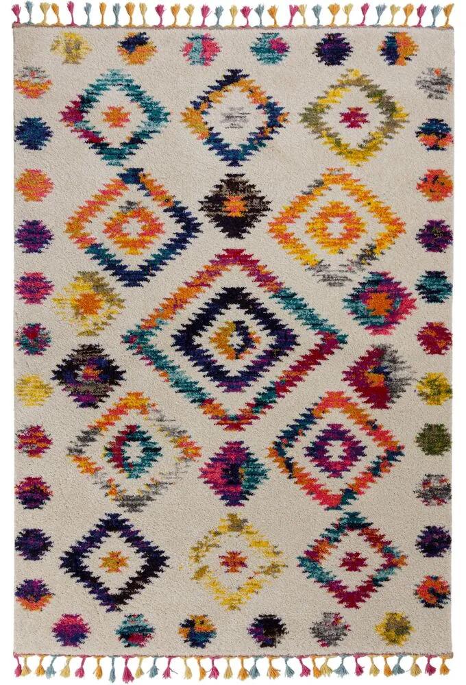 Flair Rugs koberce Kusový koberec Menara Bohemia Cream - 160x230 cm