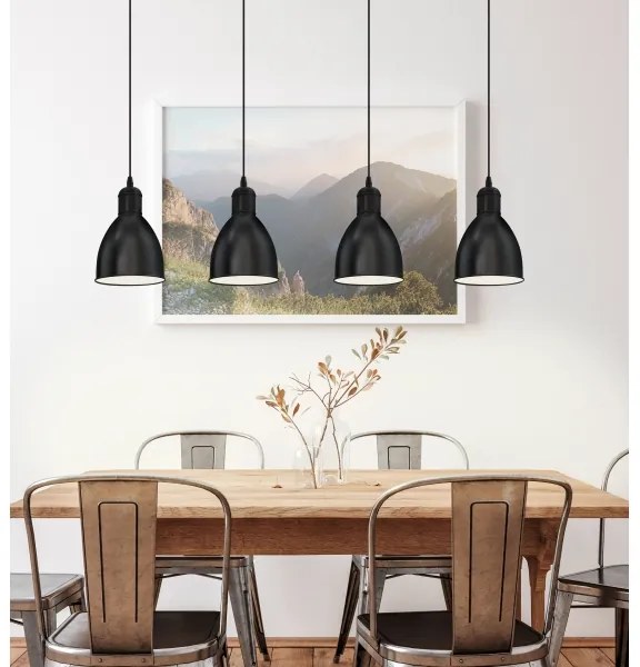 Eglo 49466 - Luster PRIDDY 4xE27/60W/230V
