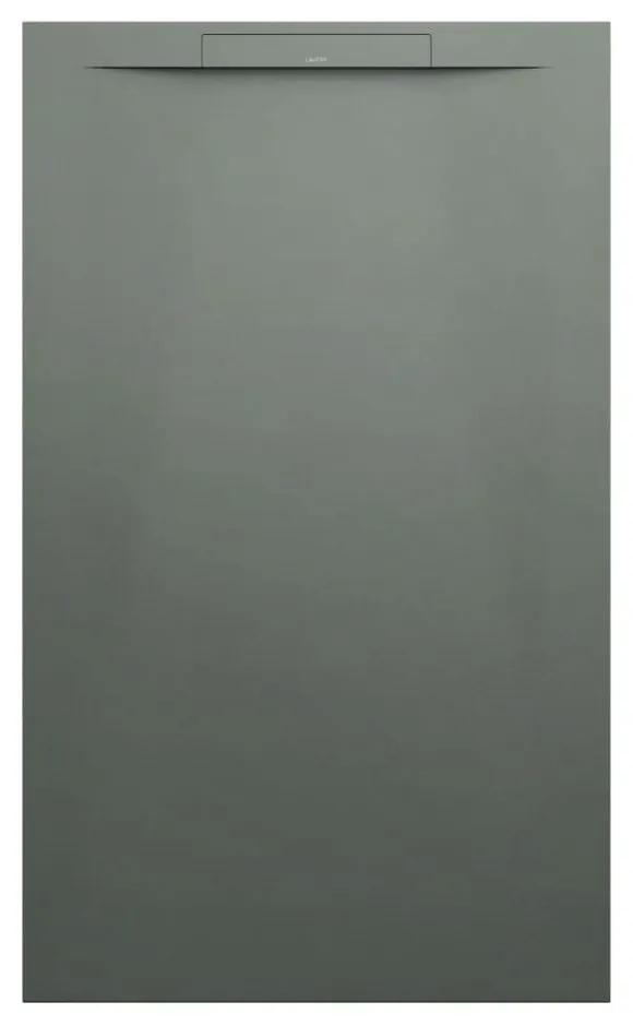 LAUFEN Pro S obdĺžniková sprchová vanička z materiálu Marbond, lineárny odtok na kratšej strane, 1500 x 900 x 34 mm, betónová šedá, H2111850790001